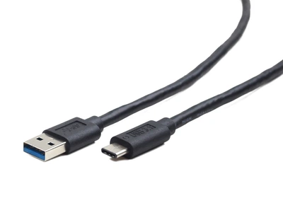 Кабель USB 3.0 AM-Type-C M, 1.5 м, Kingda, 5Gbps, чорний