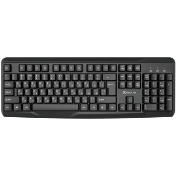 Клавиатура XTRIKE ME KB-229 UA 104 кл USB, черная(TDB_2F79F77C10E9)
