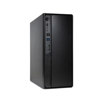 Компактний корпус Chieftec UNI BS-10B-300 SLIM Mini-ITX/mATX з блоком живлення 300 Вт USB Type-C Card Reader (412A9C9923E7)