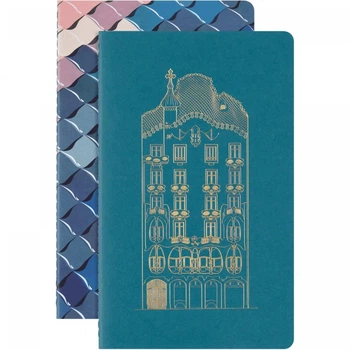 Набір зошитів Moleskine Cahier 2 шт Casa Batllo Середній Нелінований 8056999272753