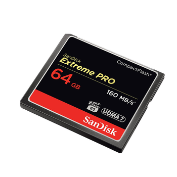 Карта памяти SanDisk Extreme CompactFlash Extreme Pro 64GB V20 до W160 МБ/с до R150 МВ/с(SDCFXPS-064G-X46)