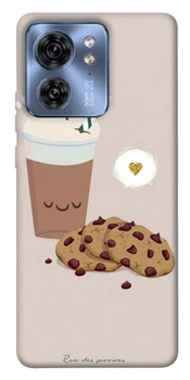 TPU чохол Demsky Кофе с печеньем для Motorola Edge 40