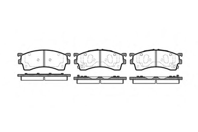 Тормозная колодка дисковая Woking (P5153.12) Woking (P515312)