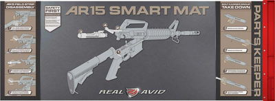 Коврик для чистки оружия Real Avid AR-15 Smart Mat