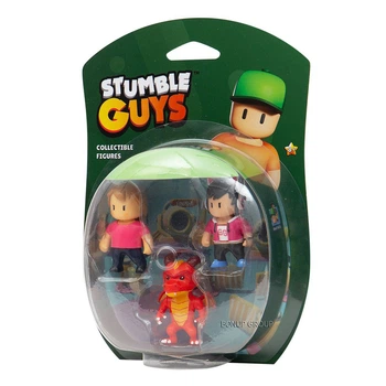 Детский игровой набор фигурок оператор Джина Дракон Инферно STUMBLE GUYS герои видеоигры разноцветный 20 см 255239024