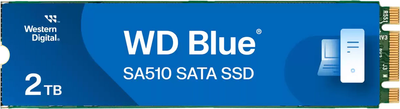 SSD диск Western Digital SA510 2TB M.2 SATA III 3D NAND TLC Blue (WDS200T3B0B)