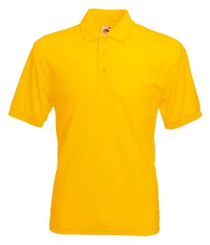 Футболка поло мужская Fruit of the Loom 65/35 Polo M Желтый (063402034M)