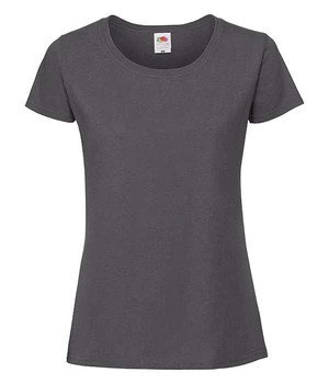 Футболка жіноча Fruit of the Loom Ringspun premium T LADY-FIT XS Світлий графіт (0614240GLXS)