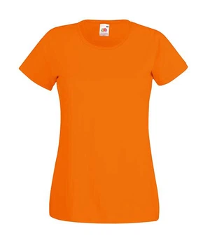 Футболка Fruit of the loom Valueweight Lady-Fit XL Оранжевый (61-372-0)