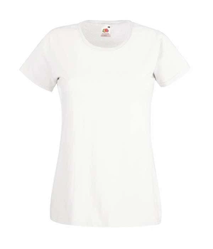 Футболка женская Fruit of the Loom Valueweight lady-fit M Белый (061372030M)