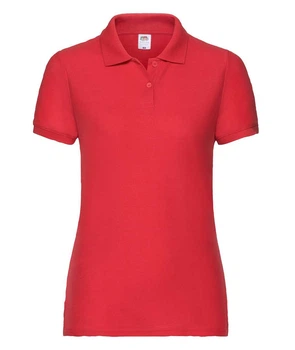 Футболка поло жіноча Fruit of the Loom 65/35 Polo lady-fit XL Червоний (063212040XL)