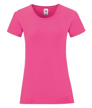 Футболка жіноча Fruit of the Loom Ladies Iconic T XXL Малиновий (0614320572XL)