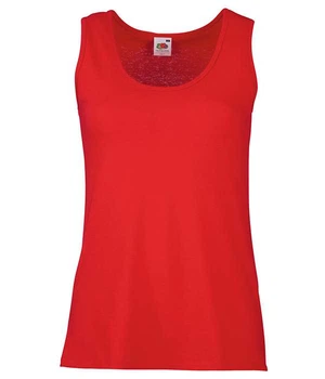 Майка жіноча Fruit of the Loom Valueweight vest lady-fit L Червоний (061376040L)