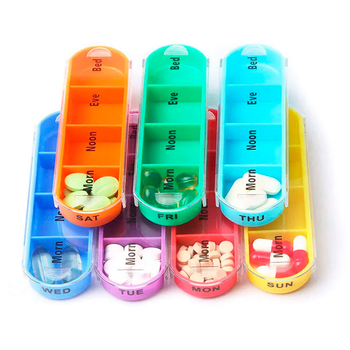 Органайзер для таблеток BauTech с футляром Разноцветный (1012-682-02)
