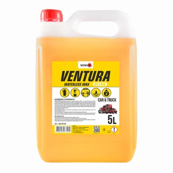 Воск холодный автомобильный для сушки автомобиля Nowax Ventura Ultra Waterless Wax суперконцентрат, 5л TR_NX05143