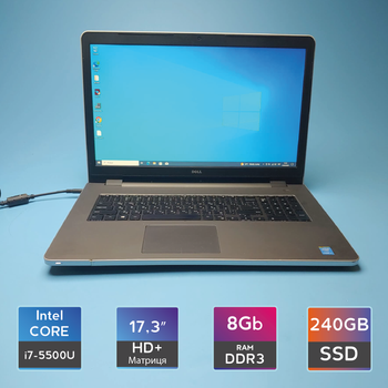 Ноутбук Dell Inspiron 5758 (i7-5500U/RAM 8GB DDR3/SSD 240GB) Б/В (6579)