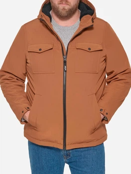 Куртка демісезонна з капюшоном чоловіча Levi's 208223595 XXL Коричнева (1159804425)