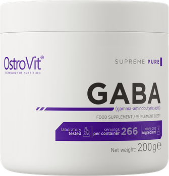 Suplement diety OstroVit Gaba 200 g (5902232619751)