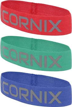 Набор резинок для фитнеса и спорта из ткани Cornix Loop Band 5-7 кг Красная + 7-9 кг Зеленая + 11-14 кг Синяя (XR-0137_XR-0138_XR-0139)