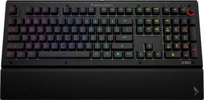 Клавіатура дротова Das Keyboard X50Q soft touch Omron Black DKGKX50P0GZS0DEX-DE (WLONWCRAG93)