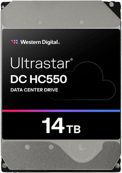Dysk twardy Western Digital Ultrastar DC HC550 14TB 7200rpm 512MB WUH721814AL5204_0F38528 3.5" SAS