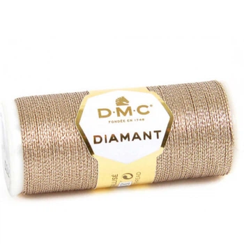 Муліне металізоване DMC DIAMANT, 35м, Рожеве золото - 380 D225
