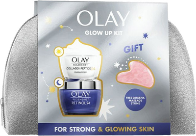 Zestaw do pielęgnacji twarzy Olay Regenerist Krem na dzień 50 ml + Krem na noc 50 ml + Kamień Gua Sha (8006540759103)