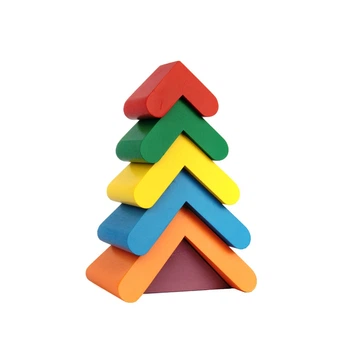 Игрушка Пирамидка Цветная елка Komarovtoys А348 1812х6 см