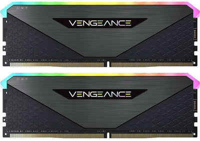 Оперативна пам'ять Corsair DDR4-3200 32768MB PC4-25600 (Kit of 2x16384) Vengeance RGB RT Black (CMN32GX4M2Z3200C16)
