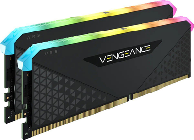 Pamięć Corsair DDR4-3600 16384MB PC4-28800 (Kit of 2x8192) Vengeance RGB RS Black (CMG16GX4M2D3600C18)