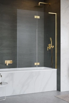 Стеклянная шторка для ванны RADAWAY Essenza 8 SL Gold PND II 100 правая 10500100-09-01R
