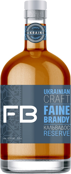 Бренді плодовий Faine Brandy "Кальвадос Резерв" 0.5 л 40% (4820269290174)