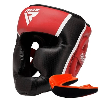Боксерський шолом RDX AURA PLUS T-17 Red/Black S