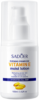 Лосьон для лица Sadoer Evening Primrose Vitamin E Moist lotion с маслом вечерней примулы и витамином Е 100 мл (6942349701719)