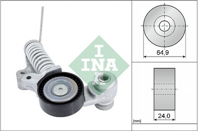 Ролик приводного приводу INA 534070210 Volvo V70, XC90, XC60, V40, XC70, S80, S60, V60 31316097, 31339830, 31460372