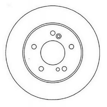 Тормозные диски Jurid 562014JC Mercedes E-Class, C-Class 1244231112, 2034230412, 2104230312