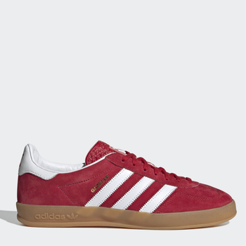 Sneakersy męskie do kostki adidas Originals Gazelle Indoor H06261 46 Czerwone (4066746178409)