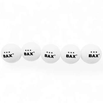 Мяч для настольного тенниса BAX 3* WHITE 5 шт