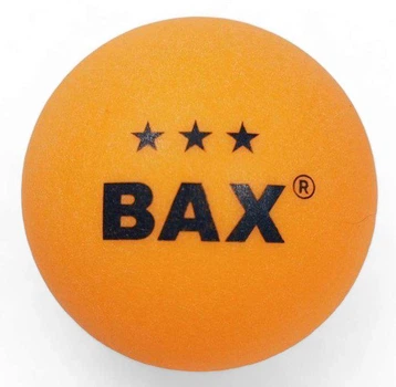 Мяч для настольного тенниса BAX 3* ORANGE