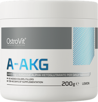 Амінокислота OstroVit A-AKG 200 г Лимон (5902232611618)