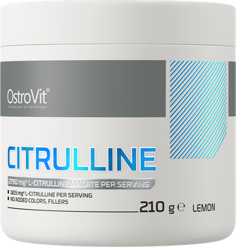 Предтренировочний комплекс OstroVit Citrulline 210 г Лимон (5902232611649)