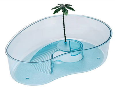Пластиковий акваріум для черепах Ferplast Arricot 31x22x7.5 см 60017015