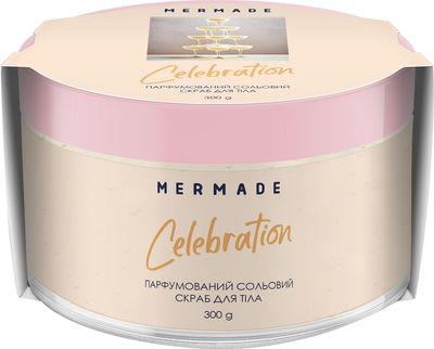 Парфюмированный солевой скраб для тела Mermade Celebration 300 г (4823122900906)