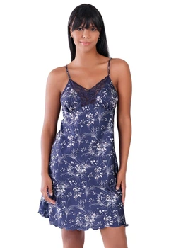 Жіноча нічна сорочка на бретелі Vienetta Exclusive Sateen 161638 M