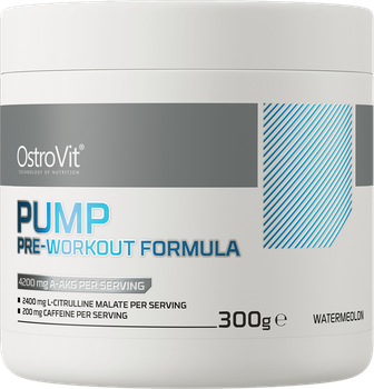 Kompleks przedtreningowy OstroVitPUMP Pre-Workout Formula 300 g Arbuz (5902232616668)