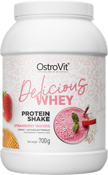 Протеїн OstroVit Delicious WHEY 700 г Полуничні вафлі (5903933900711)