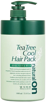 Натуральная освежающая маска на основе чайного дерева Daeng Gi Meo Ri Natural On Tea Tree Cool Hair Pack Mask 1000ml (1000ml) (766812-698095-2)