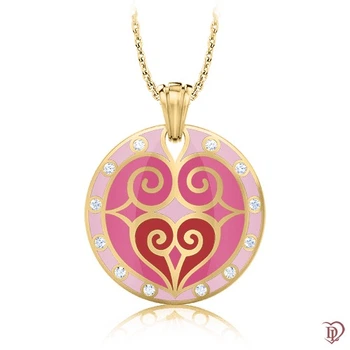 Підвіска DIAMOND of LOVE "Талісман: Кохання" в жовтому золоті