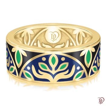 Обручку DIAMOND of LOVE "Талісман: Віри" чоловіче в жовтому золоті, 20 р)