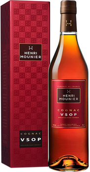 Коньяк Henri Mounier VSOP 0.7 л 40% в подарочной упаковке.